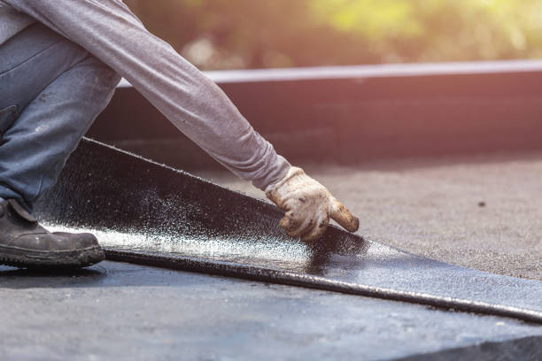 Professional Exterior Waterproofing technician working in La Crosse, WI